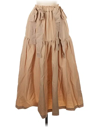 Pre-owned Weworewhat Casual Skirt In Tan