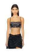 WEWOREWHAT CHAIN BANDANA TOP