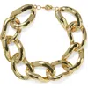 Weworewhat Chunky Chain Choker In Gold