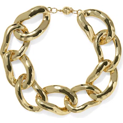 Weworewhat Chunky Chain Choker In Gold