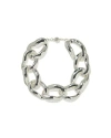 Weworewhat Chunky Chain Choker In Silver