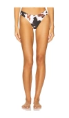 Weworewhat Classic Scoop Bikini Bottom In Multi