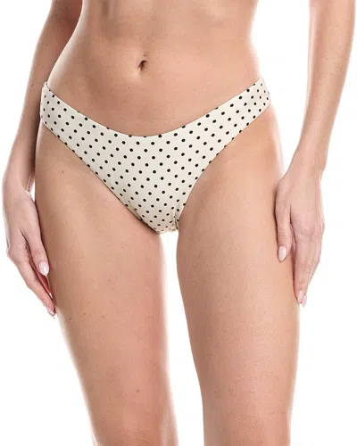 Weworewhat Classic Scoop Bikini Bottom In Animal Print