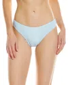 Weworewhat Classic Scoop Bikini Bottom In Blue