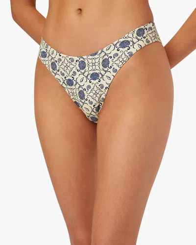 Weworewhat Classic Scoop Bottom In Off White And Sandshell In Multi