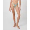 Weworewhat Classic Scoop Bottom In Off White Mlti
