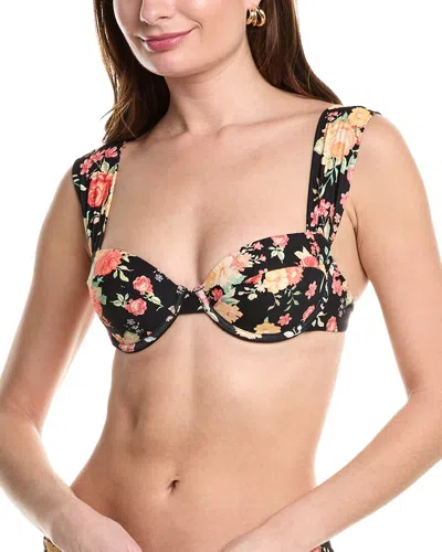 Weworewhat Claudia Bikini Top In Black