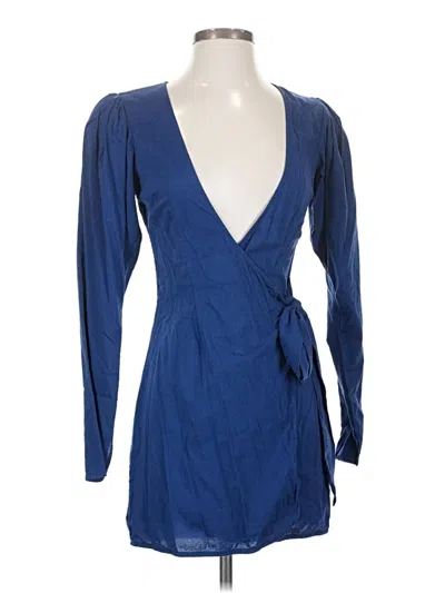 Pre-owned Weworewhat Cocktail Dress In Blue