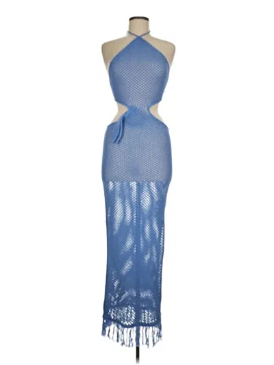 Pre-owned Weworewhat Cocktail Dress In Blue