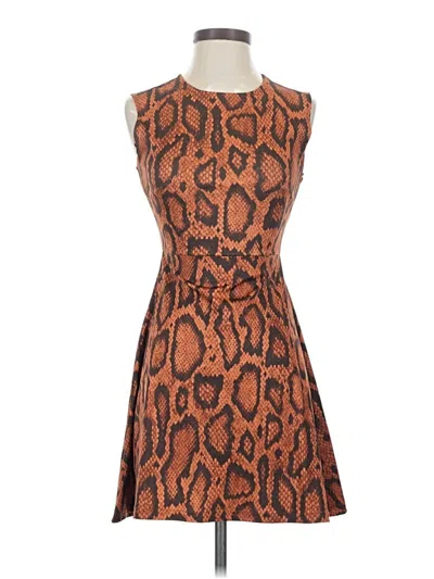 Pre-owned Weworewhat Cocktail Dress In Brown