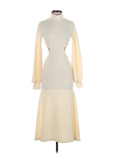 Pre-owned Weworewhat Cocktail Dress In Ivory