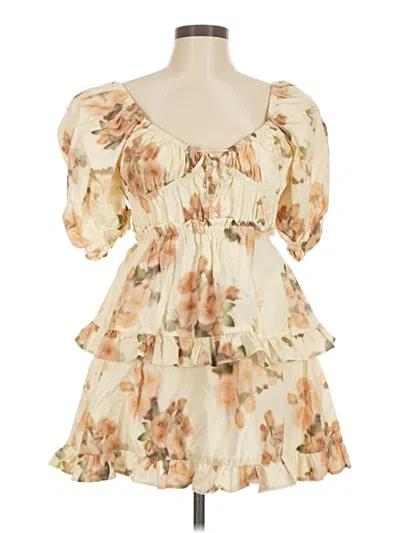 Pre-owned Weworewhat Cocktail Dress In Ivory