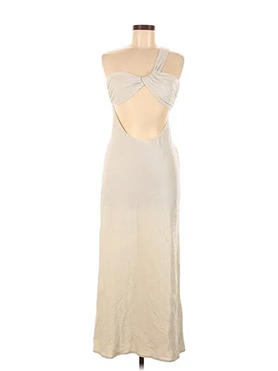 Pre-owned Weworewhat Cocktail Dress In Silver