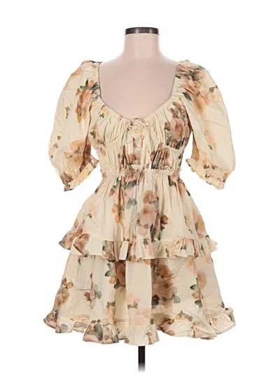 Pre-owned Weworewhat Cocktail Dress In Tan