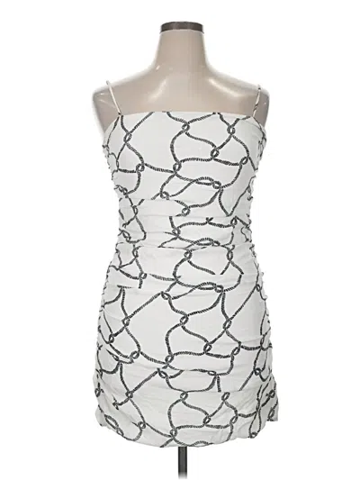 Pre-owned Weworewhat Cocktail Dress In White
