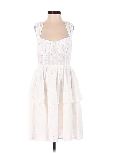 Pre-owned Weworewhat Cocktail Dress In White