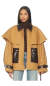Weworewhat Cocoon Barn Jacket In Multi