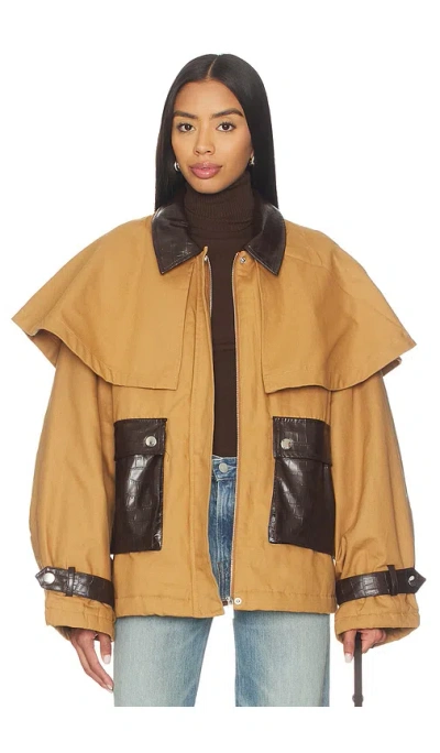 Weworewhat Cocoon Barn Jacket In Multi