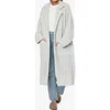 Weworewhat Collar Coatigan In Light Grey
