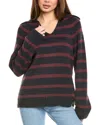 Weworewhat Collar V-neck Sweater In Blue