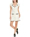 Weworewhat Collared Mini Dress In White