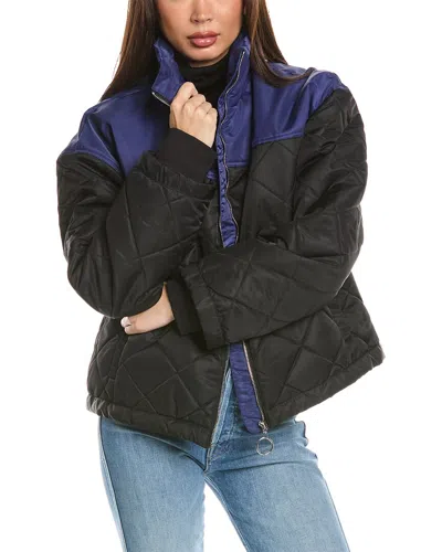 WEWOREWHAT WEWOREWHAT COLORBLOCK QUILTED PUFFER JACKET