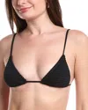 Weworewhat Cooper Bikini Top In Black