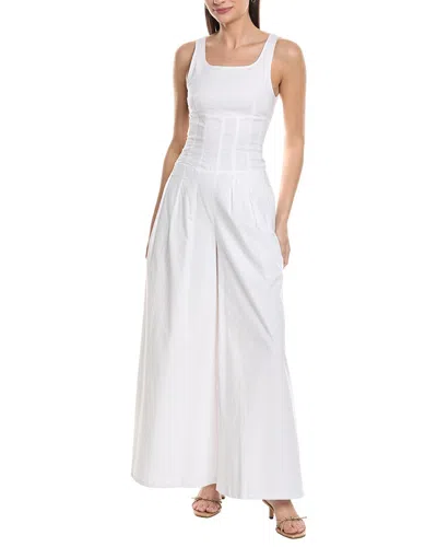 Weworewhat Corset Jumpsuit In White