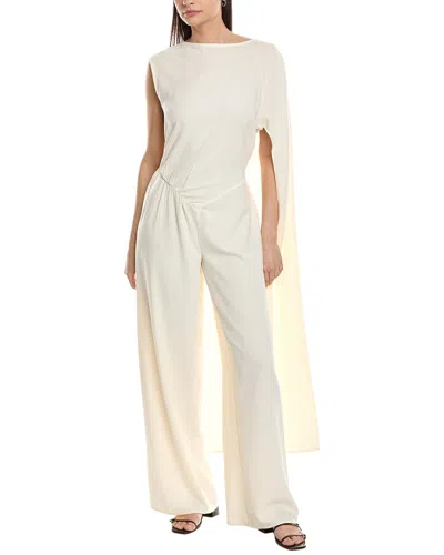 Weworewhat Draped Dolman Sleeve Jumpsuit In Ivory