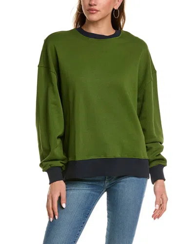 Weworewhat Crewneck Sweatshirt In Green