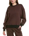Weworewhat Crewneck Sweatshirt In Brown