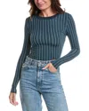 Weworewhat Crewneck Top In Blue