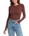 Weworewhat Crewneck Top In Brown