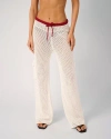 Weworewhat Crochet Cargo Pants In White