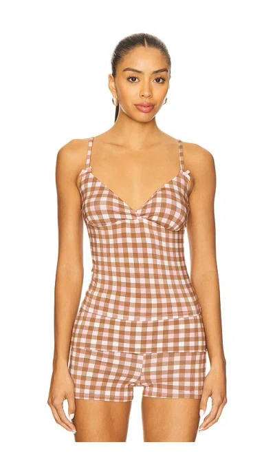 WEWOREWHAT CROSSOVER CAMI TANK