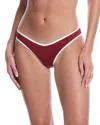 Weworewhat Delilah Bikini Bottom In Red