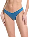 Shop Weworewhat Delilah Bikini Bottom In Blue