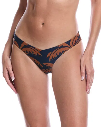 Weworewhat Delilah Bikini Bottom In Burgundy