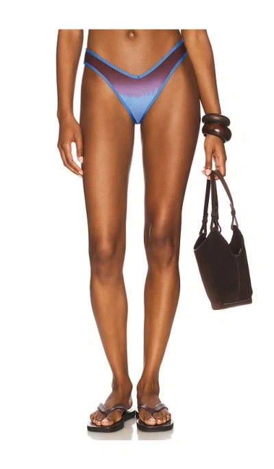 Weworewhat Delilah Bikini Bottom In Blue