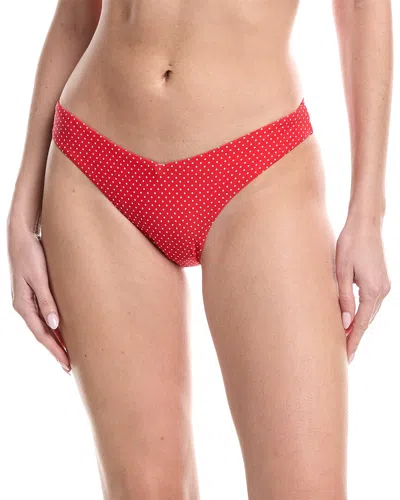 Weworewhat Delilah Bikini Bottom In Burgundy