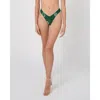Weworewhat Delilah Bottom In Sea Green/off Wh