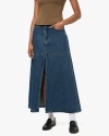 Weworewhat Denim Maxi Skirt In Raw Wash