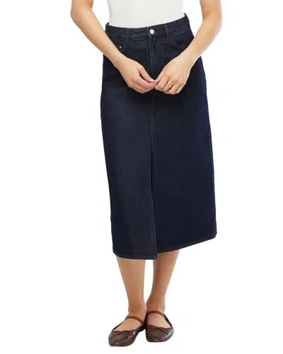Weworewhat Denim Midi Skirt In Blue