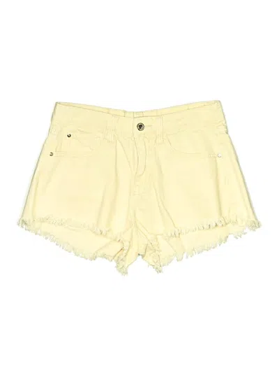 Pre-owned Weworewhat Denim Shorts In Ivory