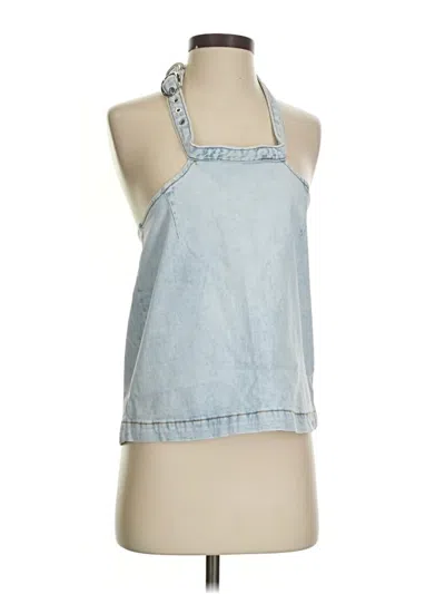 Weworewhat Denim Skirt In Blue