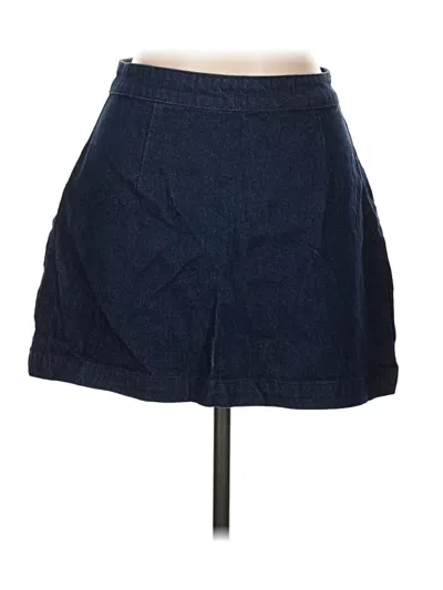 Pre-owned Weworewhat Denim Skirt In Blue