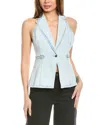 Weworewhat Denim Vest In Blue