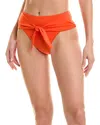 Weworewhat Riviera Front-tie Bikini Bottoms