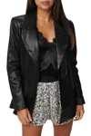 WEWOREWHAT DOWNTOWN BLAZER IN BLACK