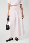 Weworewhat Drop Waist Maxi Skirt In White